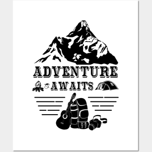 Adventure awaits Posters and Art